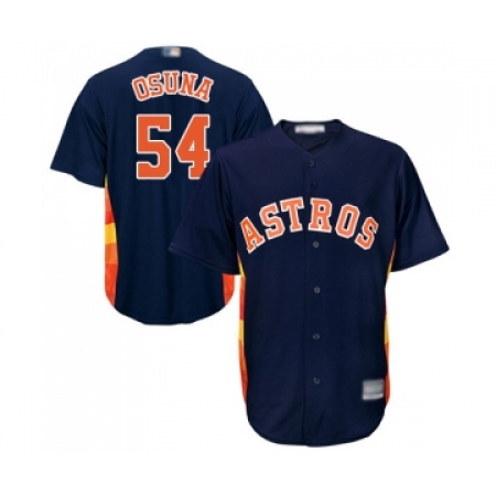 Youth Houston Astros #54 Roberto Osuna Authentic Navy Blue Alternate Cool Base Baseball Jersey